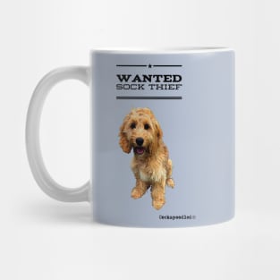 Cockapoo / Doodle Dog Sock Thief Mug